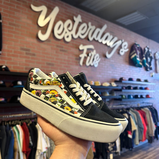 WMNS Vans Old Skool Flower Checkerboard (23)