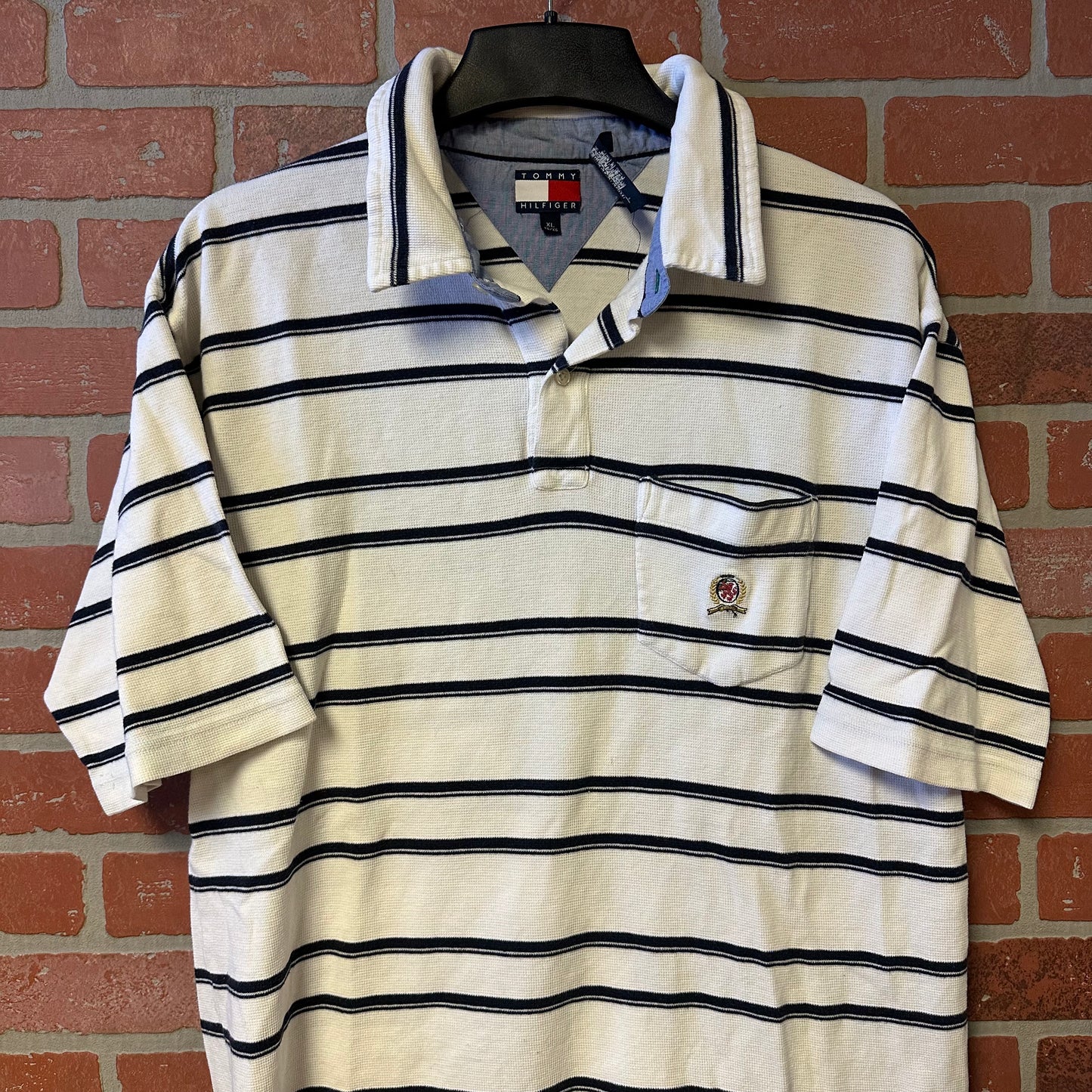 Tommy Hilfiger Collared Striped Tee (11)