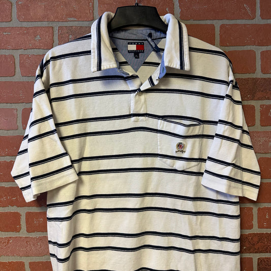 Tommy Hilfiger Collared Striped Tee (11)