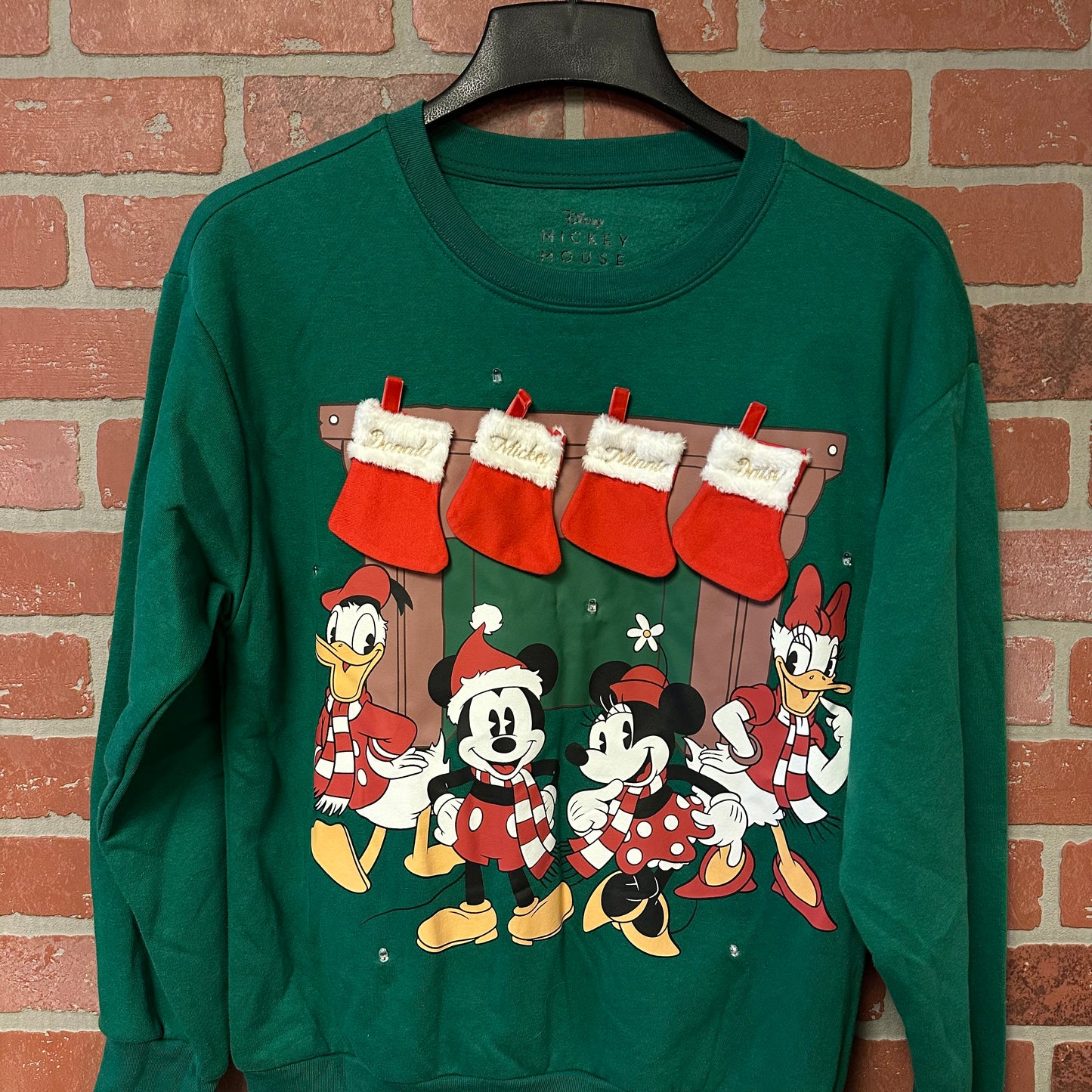 Disney Stockings Green Crewneck (24)