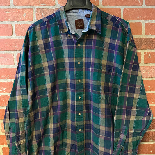 Haggar Casuals Plaid Flannel (7)