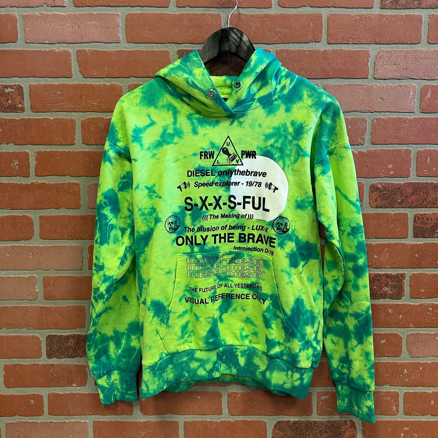 Diesel Green Tye-Dye Hoodie (35)