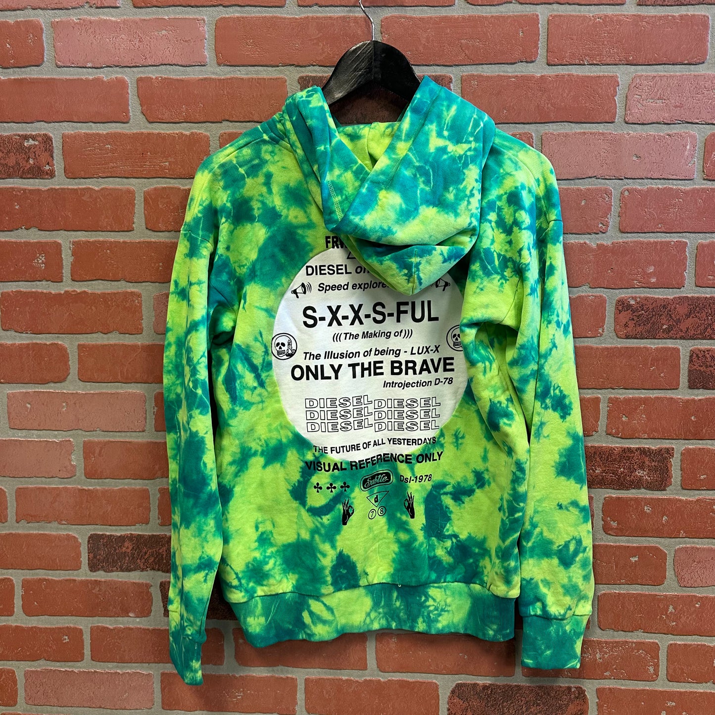 Diesel Green Tye-Dye Hoodie (35)