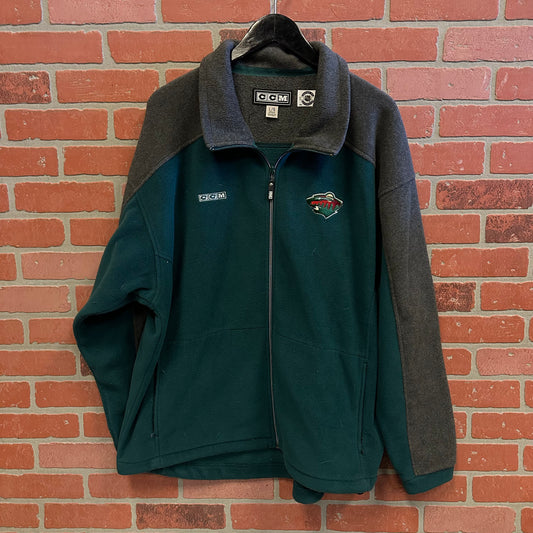 NHL Minnesota Wild Zip-Up Fleece Jacket (35)