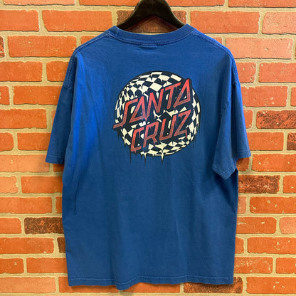 Santa Cruz Blue Logo Tee (35)
