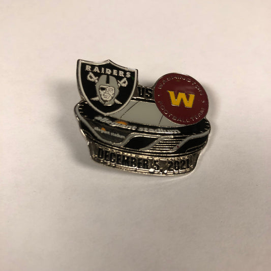 NFL Las Vegas Raiders 2021 Vs. Washington Pin