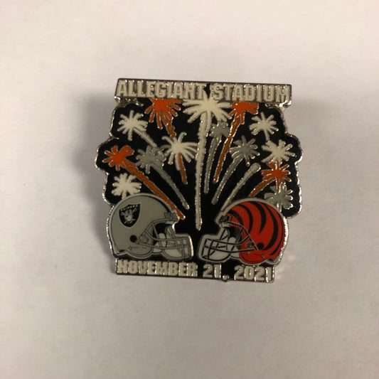 NFL Las Vegas Raiders 2021 Vs. Cincinnati Pin