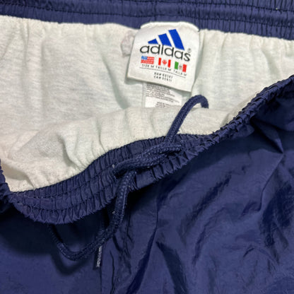 VTG Adidas Navy/Purple Nylon Track Pants