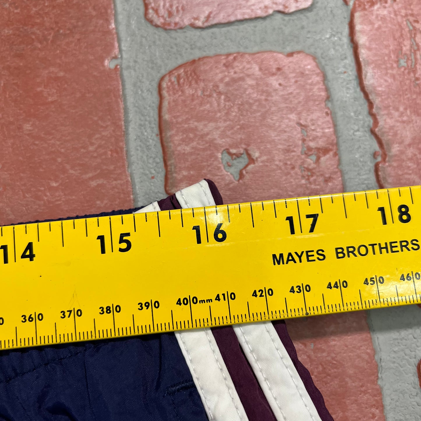 VTG Adidas Navy/Purple Nylon Track Pants