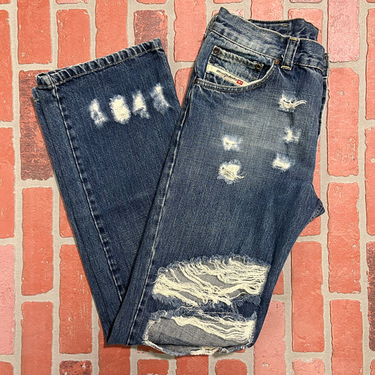 VTG Diesel Industry Distressed Denim Jeans Pants