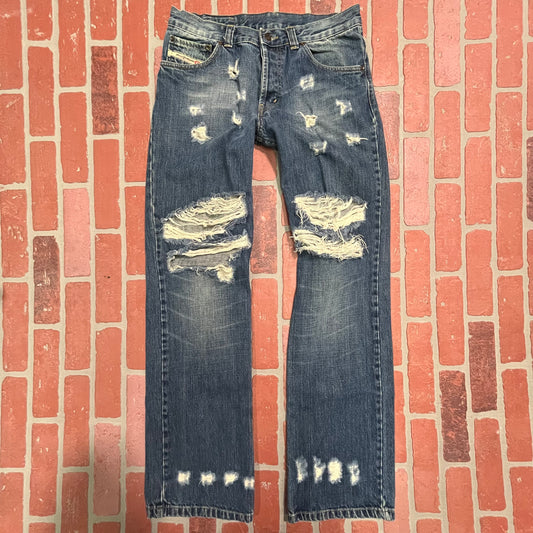 VTG Diesel Industry Distressed Denim Jeans Pants