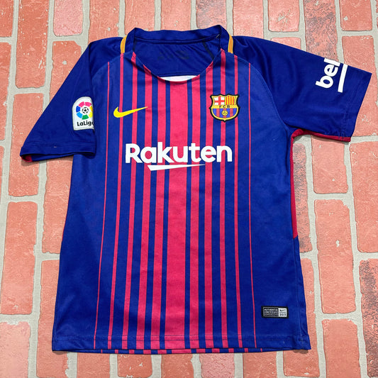 Vintage Youth FC Barcelona Messi Soccer/Futbol Jersey Yesterday's Fits Clothing Fashion Vintage Streetwear Fashion Item