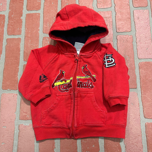 Vintage Youth MLB St. Louis Cardinals Zip-Up Hoodie Yesterday's Fits Clothing Fashion Vintage Streetwear Fashion Item