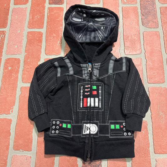 Vintage Youth Star Wars Darth Vader Zip-Up Hoodie Yesterday's Fits Clothing Fashion Vintage Streetwear Fashion Item