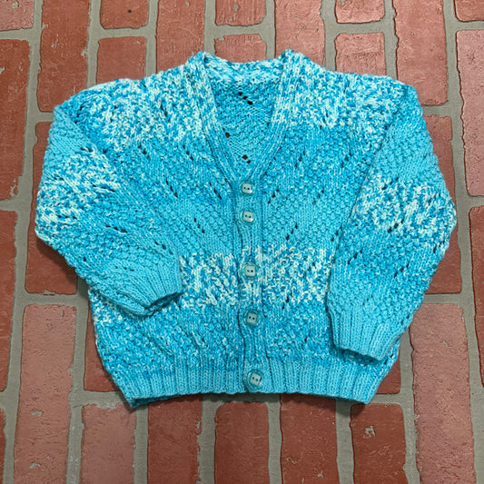 Vintage Youth Blue Knit Sweater Yesterday's Fits Clothing Fashion Vintage Streetwear Fashion Item