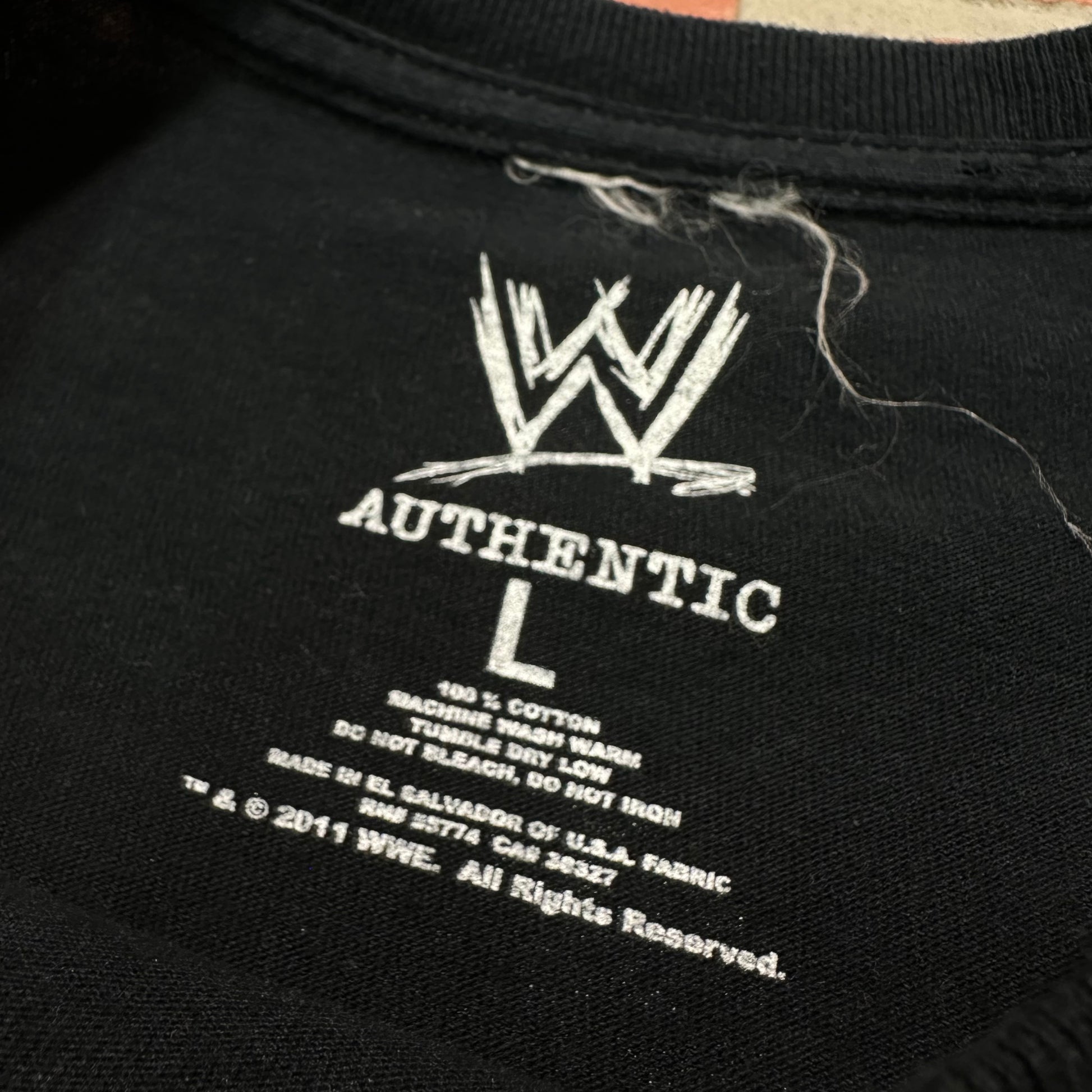 VTG WWE Wrestlemania XXVII Match Card Tee Yesterday's Fits Clothing Fashion Vintage Streetwear Fashion Item