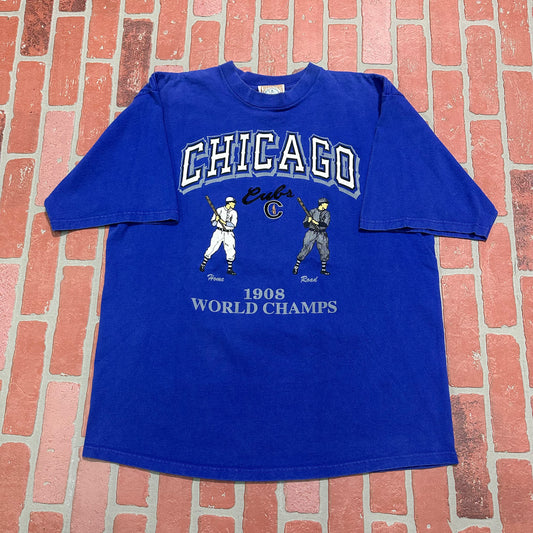 VTG MLB Chicago Cubs 1908 World Champions Tee Yesterday's Fits Clothing Fashion Vintage Streetwear Fashion Item