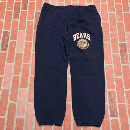 VTG Nutmeg NFL Chicago Bears Navy Sweatpants Yesterday's Fits Clothing Fashion Vintage Streetwear Fashion Item