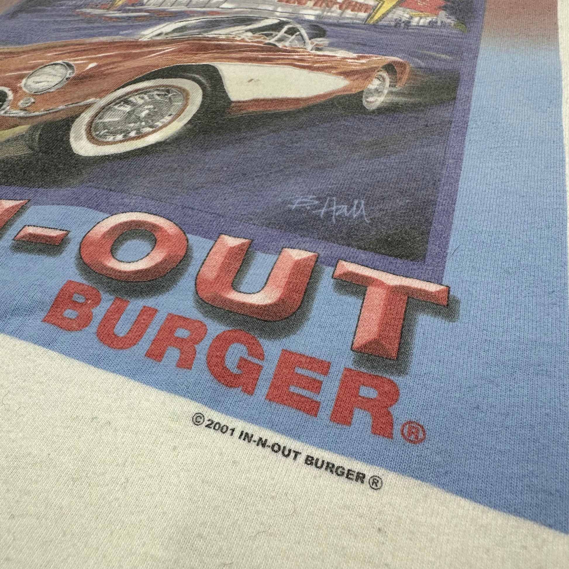 VTG Y2K 2001 In-N-Out Burger Las Vegas Tee Yesterday's Fits Clothing Fashion Vintage Streetwear Fashion Item