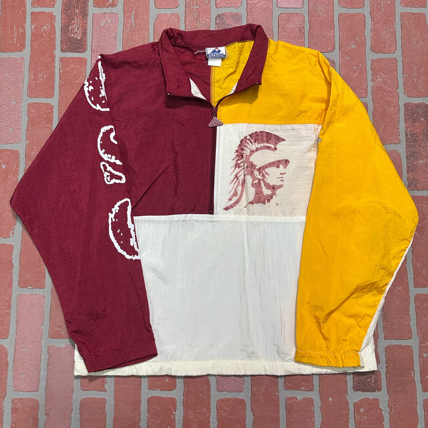 VTG USC Varsity Quarter-Zip Windbreaker Yesterday's Fits Clothing Fashion Vintage Streetwear Fashion Item