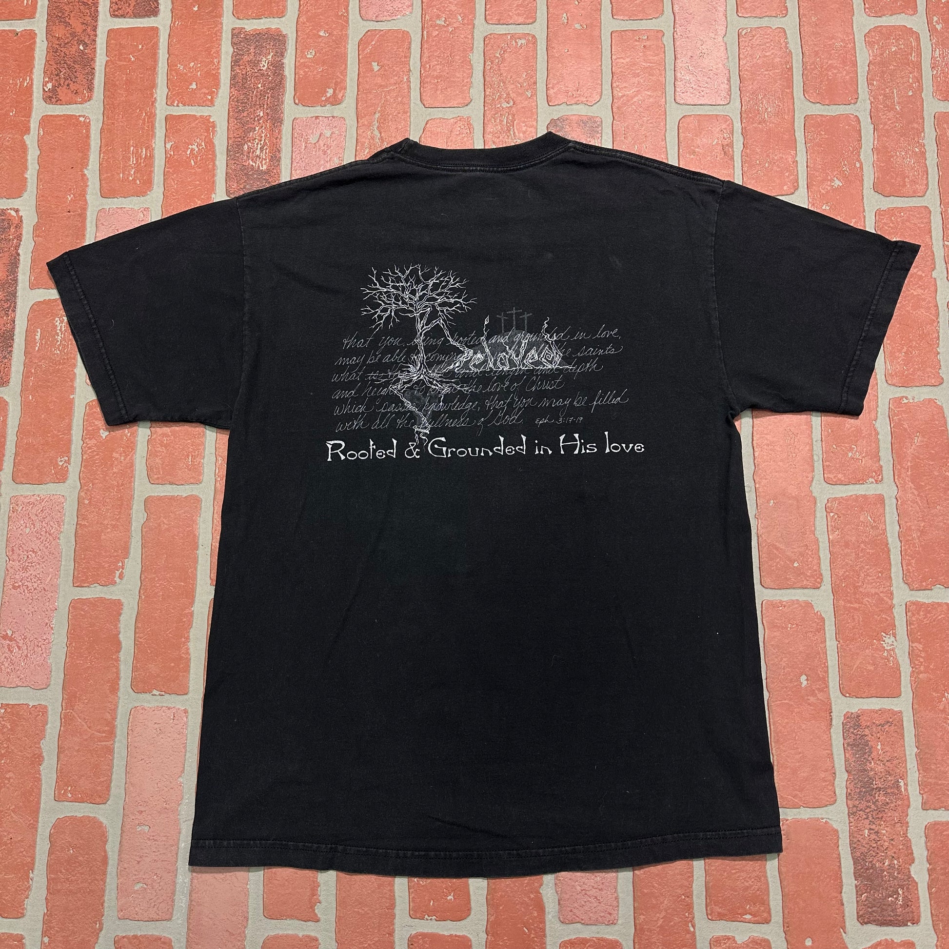 VTG Y2K Jesus Rooted Tee Yesterday's Fits Clothing Fashion Vintage Streetwear Fashion Item