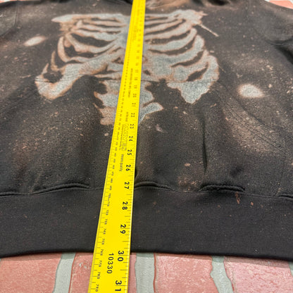 VTG Y2K Custom Skeleton Bleach Hoodie Yesterday's Fits Clothing Fashion Vintage Streetwear Fashion Item