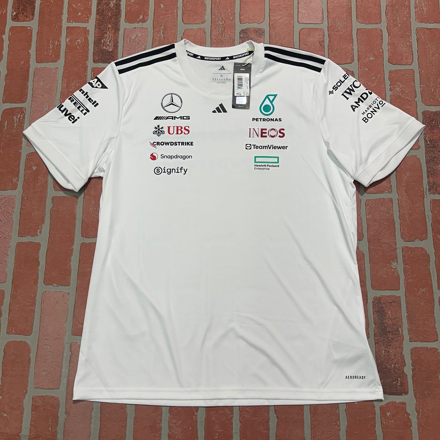 Adidas Mercedes-AMG Petronas F1 Team Kit Jersey Yesterday's Fits Clothing Fashion Vintage Streetwear Fashion Item