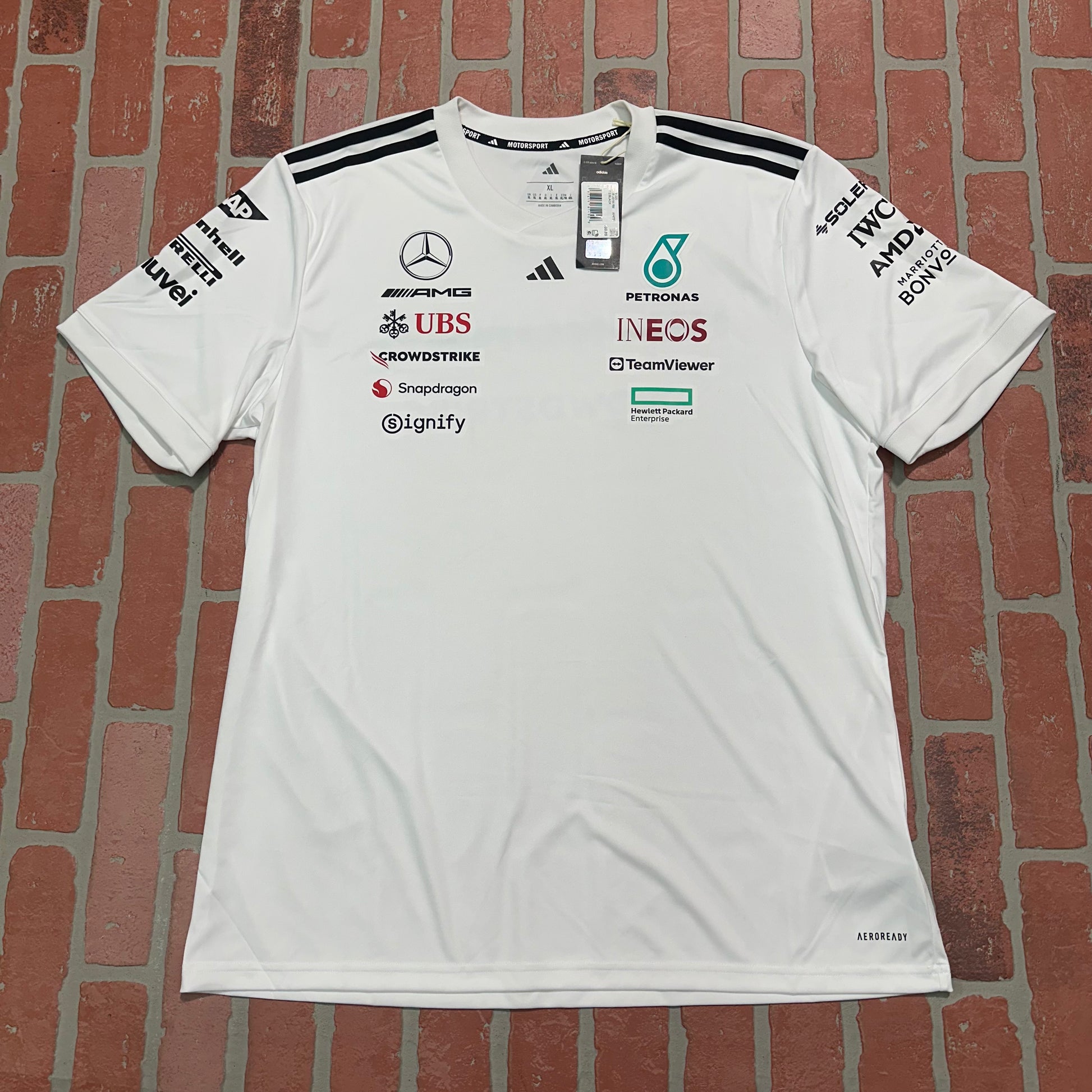 Adidas Mercedes-AMG Petronas F1 Team Kit Jersey Yesterday's Fits Clothing Fashion Vintage Streetwear Fashion Item
