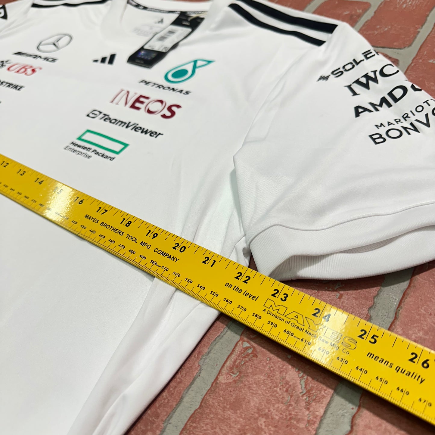 Adidas Mercedes-AMG Petronas F1 Team Kit Jersey Yesterday's Fits Clothing Fashion Vintage Streetwear Fashion Item