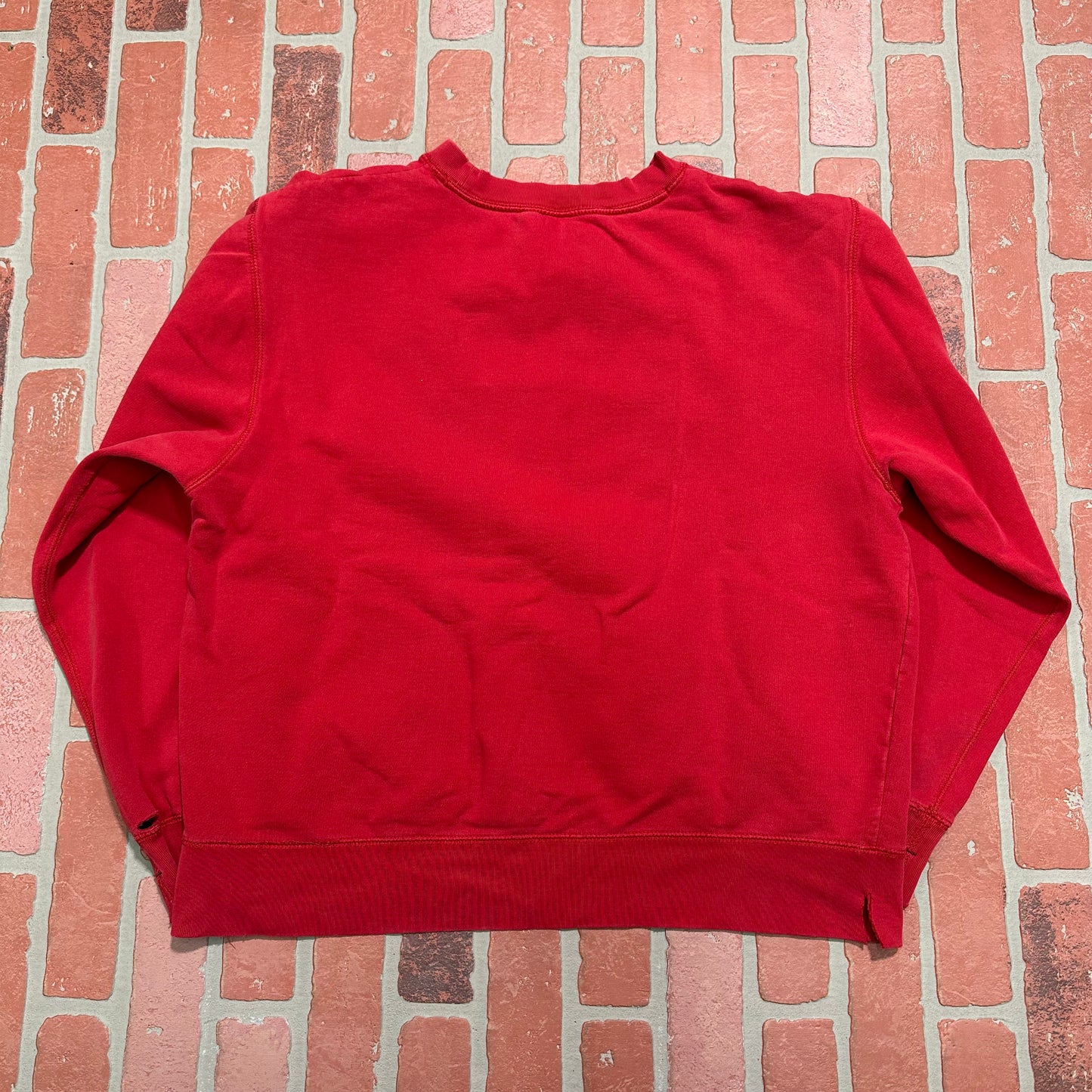 VTG Y2K Old Navy Red Crewneck Yesterday's Fits Clothing Fashion Vintage Streetwear Fashion Item