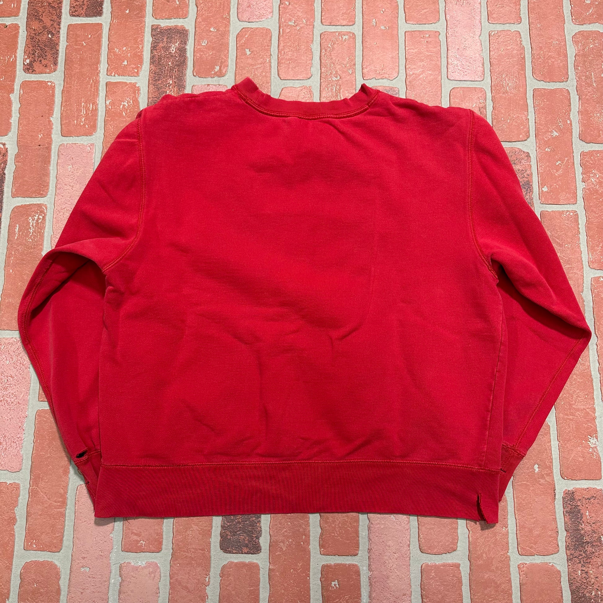 VTG Y2K Old Navy Red Crewneck Yesterday's Fits Clothing Fashion Vintage Streetwear Fashion Item