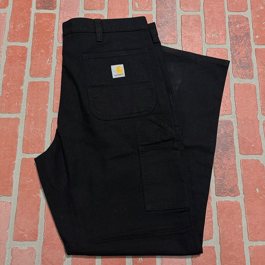 DS NWT Carhartt Black Rugged Flex Relaxed Fit Duck Utility Work Pants