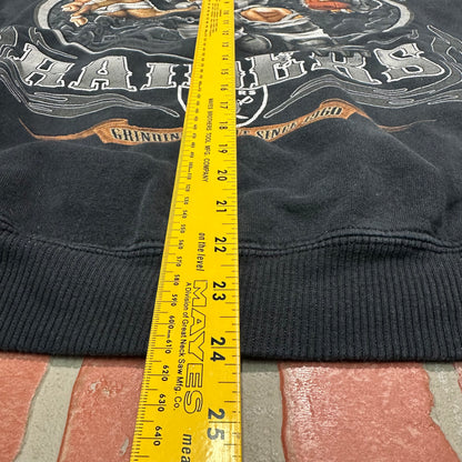 VTG Oakland Raiders Cartoon Center Logo Football Hoodie