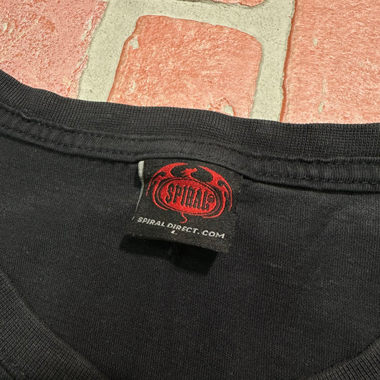 VTG Y2K Spiral Dragon Skull Tee