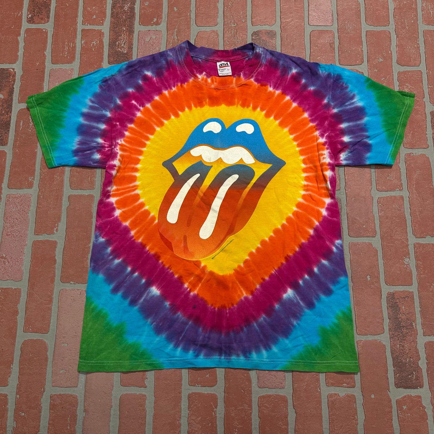 VTG Y2K 2003 The Rolling Stones Tye-Dye Tee