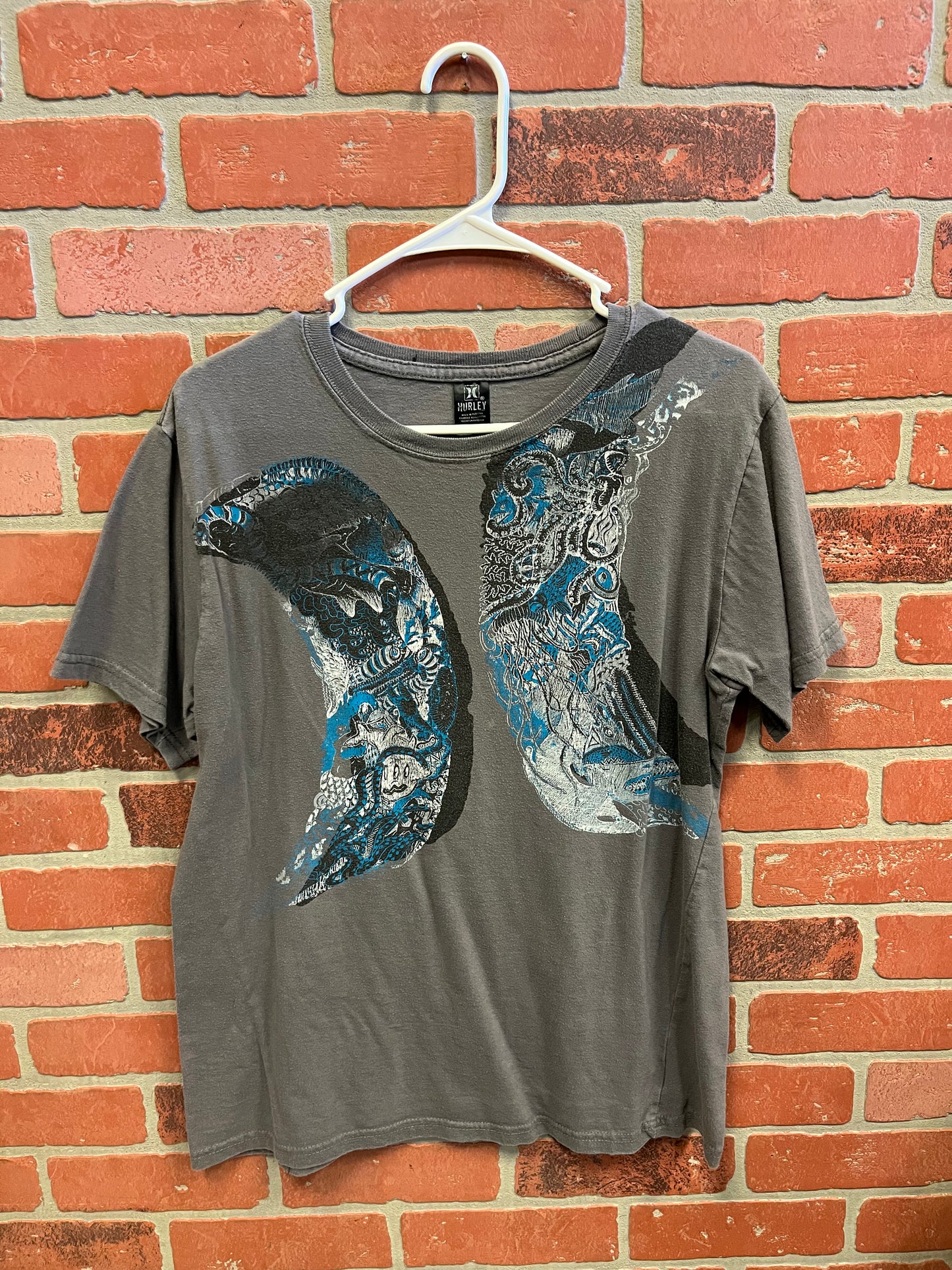 Hurley Grey Logo Tee (31)