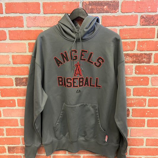 MLB Los Angeles Angels Grey Hoodie (30)