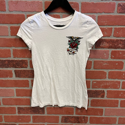 Ed Hardy White Slim Tee (29)