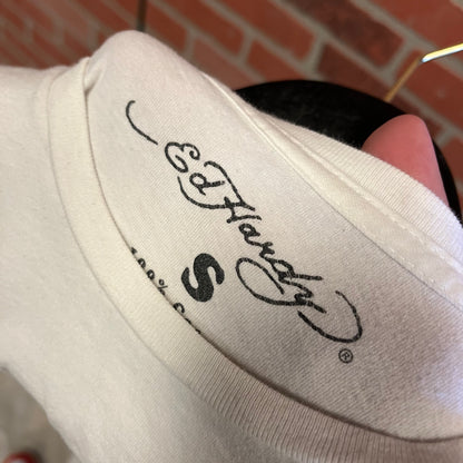 Ed Hardy White Slim Tee (29)