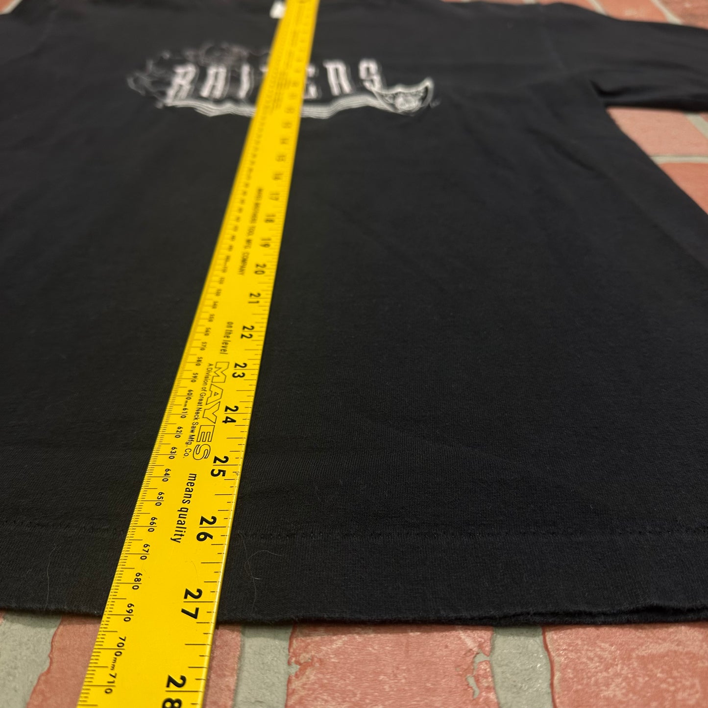 VTG NFL Oakland Raiders Embroidered Football Tee