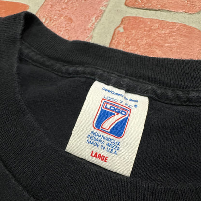 VTG NFL Oakland Raiders Embroidered Football Tee