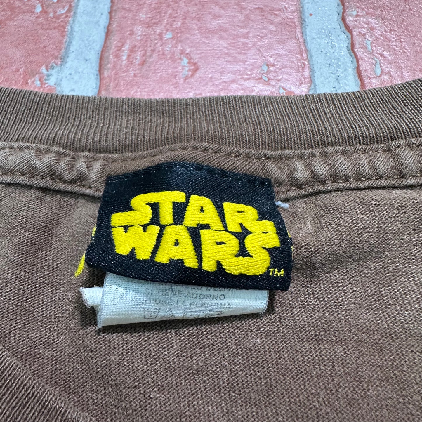VTG Y2K Star Wars Stormtrooper Brown Tee