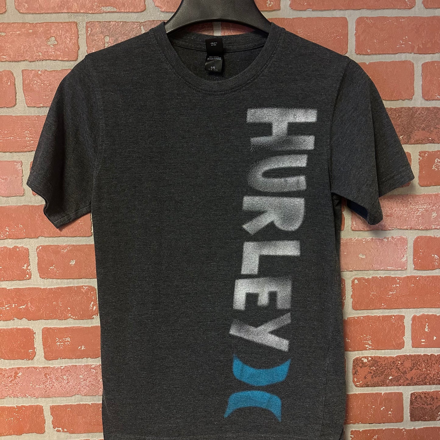 Hurley Grey Spray Paint Tee (17)