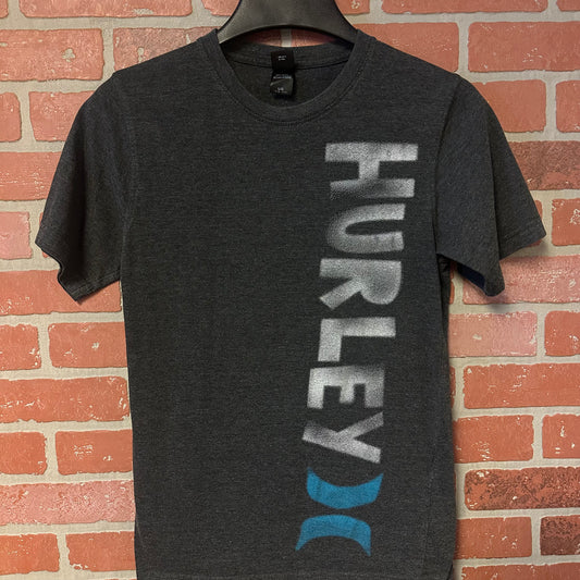 Hurley Grey Spray Paint Tee (17)
