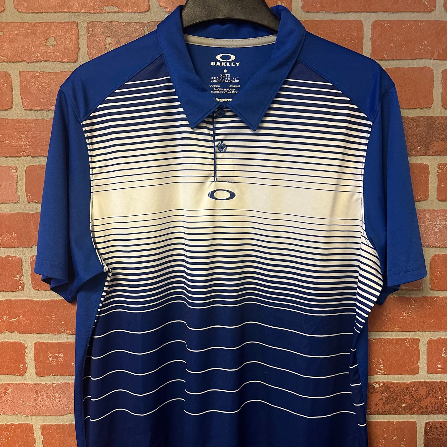 Oakley Blue Golf Shirt (16)