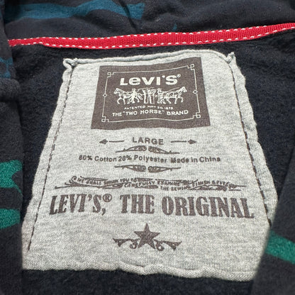 VTG Y2K Levis Barbed Wire Zip-Up Hoodie
