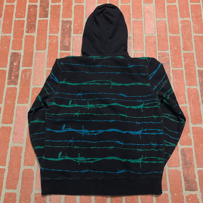 VTG Y2K Levis Barbed Wire Zip-Up Hoodie