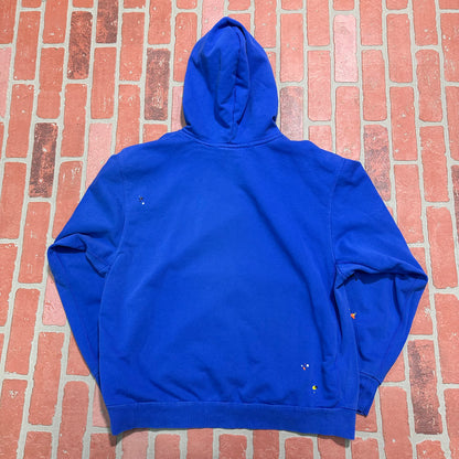 Nike Embroidered Logo Blue Hoodie