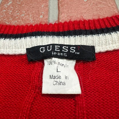 VTG Guess Red Vest