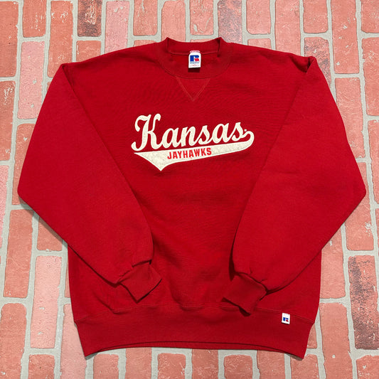 VTG Kansas Jayhawks Football Crewneck